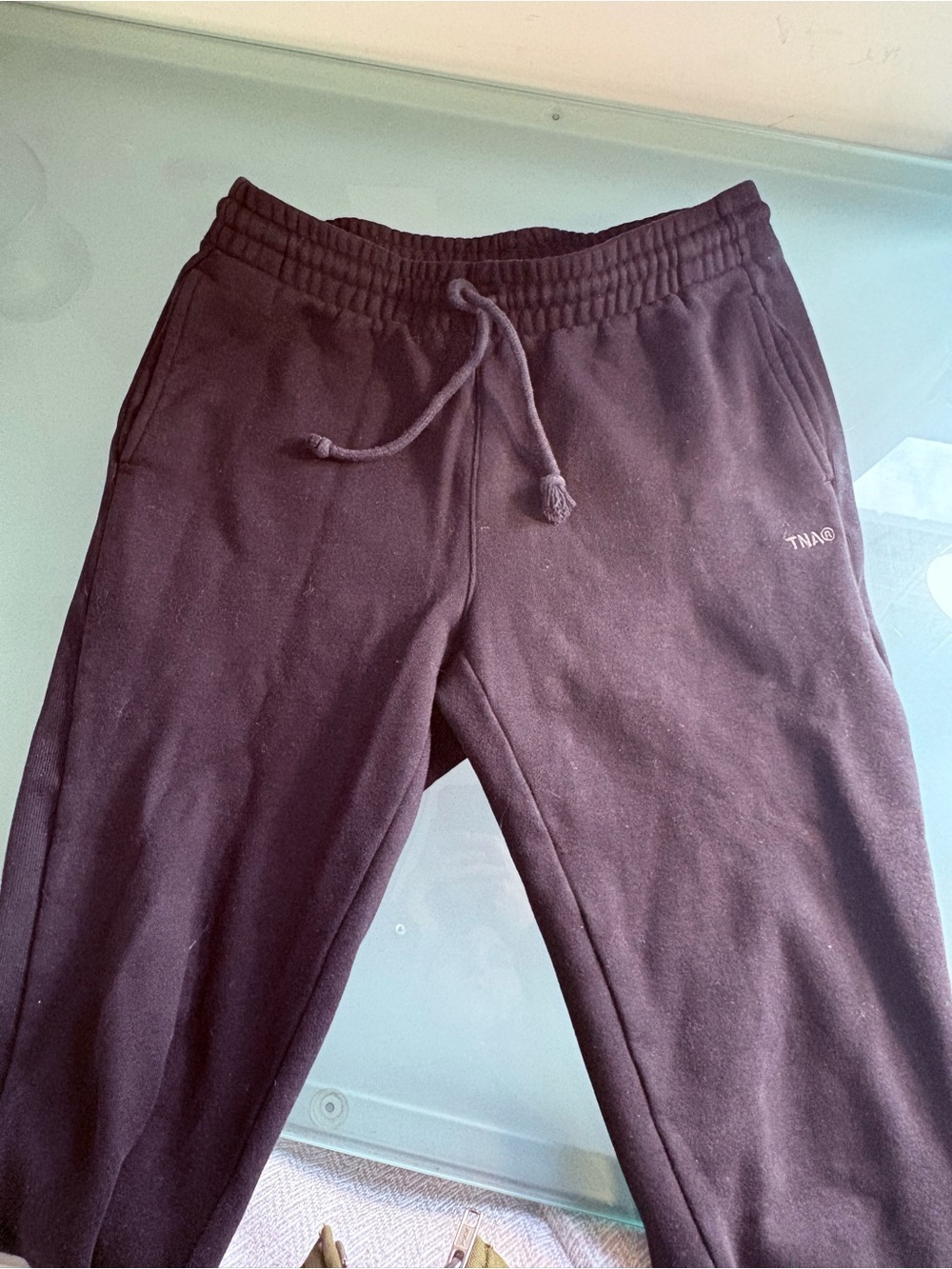 TNA Women’s Black Boyfriend Fit Sweatpants